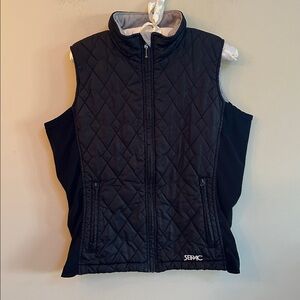 Serac Black Quilted Women's Vest